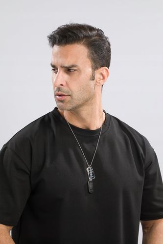 Nieśmiertelnik z Grawerem x2 Męski, Stal Chirurgiczna Grawer Mechaniczny na Arena.pl