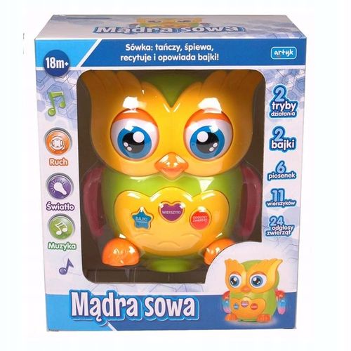 NA PREZENT Mądra Sowa Interaktywna Opowiada bajki chodzi na Arena.pl