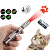 Laser Zabawka dla Kota Psa Wskaźnik Laserowy Ładowany USB - 5 WZORÓW