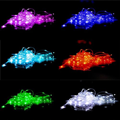 Magiczne lampki Choinkowe RGB USB IP65 200 led 10m Pilot Aplikacja DC 5V na Arena.pl