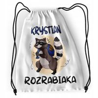 Plecak Sportowy Szkolny Dla Krystiana Syna Dziecka Z Nadrukiem Ze Zdjęciem