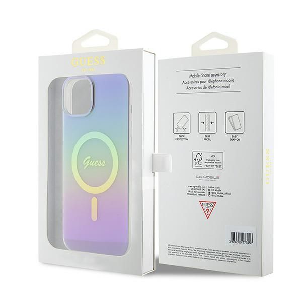 Etui Guess do iPhone 15 Plus, iPhone 14 Plus, Fioletowy, MagSafe zdjęcie 8