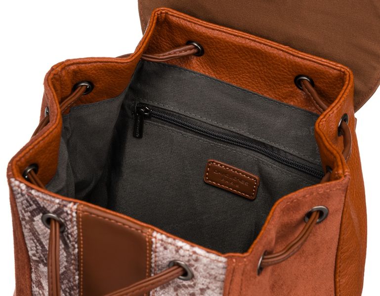 plecak damski 6885-2 cognac zdjęcie 7