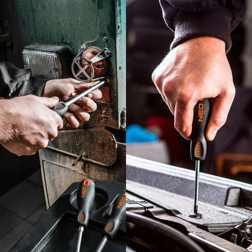 NEO TOOLS Zestaw Wkrętaków Śrubokrętów 9 szt. Płaskie i Krzyżowe na Arena.pl