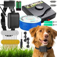 ELEKTRYCZNY PASTUCH OBROŻA dla psa TRENINGOWY OGRODZENIE ZESTAW XXL 300m