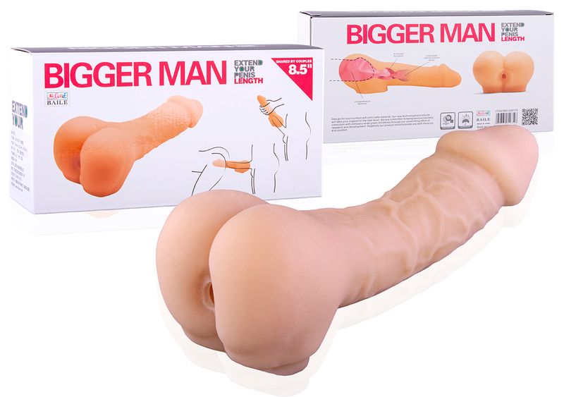 Przedłużka Penisa Dla Geja 6 Cm - Masturbator zdjęcie 1
