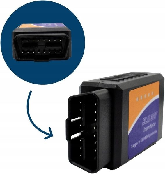Interfejs diagnostyczny ELM327 WiFi OBD2 iPhone Android Adapter Windows zdjęcie 13
