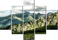100 70CM 5 ELEM OBRAZ TATRY DRUK