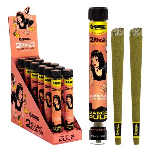 wrapy konopne g-rollz mango pulp - 2 szt. na Arena.pl