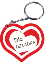 brelok drewniany 5 szt. Dziadek 5 cm.