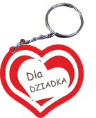 brelok drewniany 5 szt. Dziadek 5 cm.