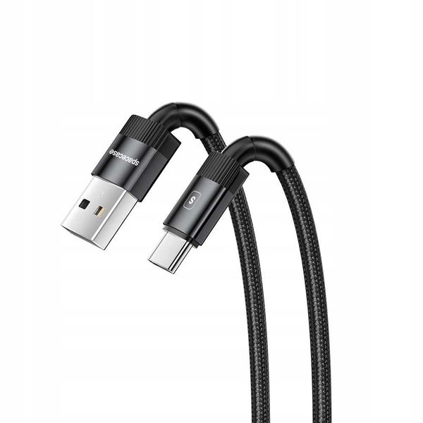 Spacecase Usb-C Cable 2M 2.4A Black zdjęcie 8