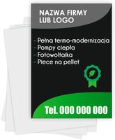 Ulotki A5 reklamowe firmowe 1000 szt dużo wzorów POMPY CIEPŁA FOTOWOLTAIKA