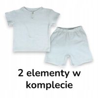 PanPan komplet dziecięcy 2 szt. elementowy szary rozmiar 98