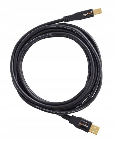 AmazonBasics USB 2.0/ USB Type B, 3m kabel USB USB A Mini-USB B Czarny na Arena.pl