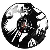 Zegar ścienny z płyty winylowej Hulk 1242.14