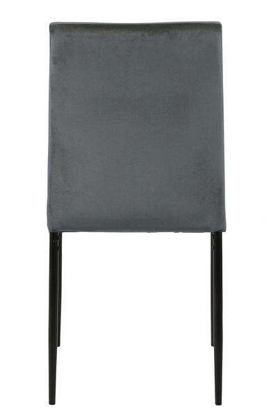 Krzesło Demi dark grey tapicerowane zdjęcie 2