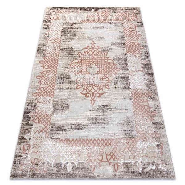 RUG/LU/IONA/FRAME3/BEIGE+PINK/80x150 zdjęcie 2