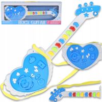 EDUKACYJNA GITARA NA BATERIĘ INTERAKTYWNY INSTRUMENT DLA DZIECI ŚWIECI GRA