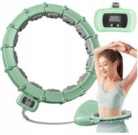 KOŁO HULA HOOP SMART MODUŁOWY MASAŻER CIAŁA Z WYPUSTKAMI I LICZNIKIEM LCD