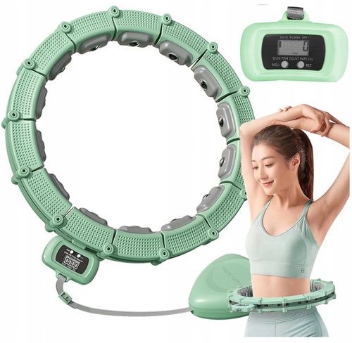 KOŁO HULA HOOP SMART MODUŁOWY MASAŻER CIAŁA Z WYPUSTKAMI I LICZNIKIEM LCD na Arena.pl