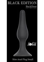 plug slim anal plug small black
