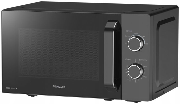 MIKROFALÓWKA KUCHENKA MIKROFALOWA MIKROFALA SENCOR CZARNA TIMER 20 L 700 W zdjęcie 1