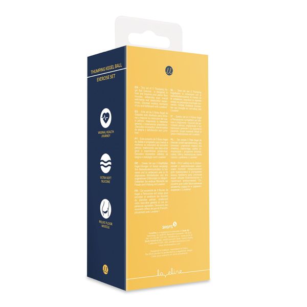 Kegel Ball Exercise Set - Lemonade Yellow zdjęcie 3