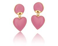 krótkie kolczyki z serduszkami (p23/lat/126/3au)