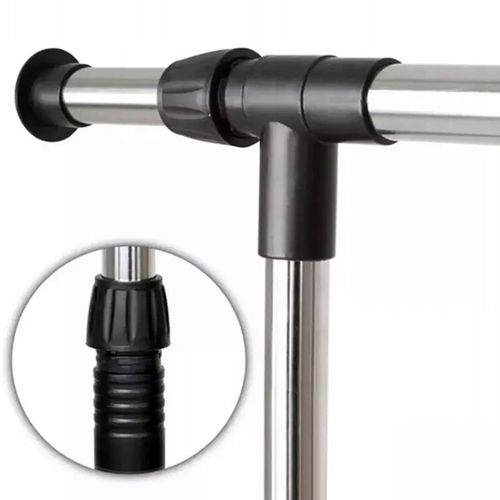 PODWÓJNY WIESZAK METALOWY TELESKOPOWY REGULOWANY SZAFA NA UBRANIA na Arena.pl