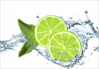 Fototapeta 3D do kuchni kiwi w wodzie 130x80 FLIZ