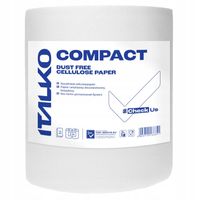 CZYŚCIWO BEZPYŁOWE BIAŁE COMPACT RĘCZNIK PAPIEROWY CELULOZA 100%