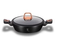 garnek granitowy 28cm berlinger haus bh-1640 black rose