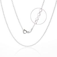 Łańcuszek Rolo Srebro 925 - 50 cm Najniższa CENA