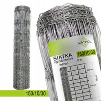SIATKA ogrodzeniowa LEŚNA L 150/10/30 + skoble 50m