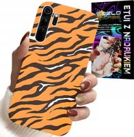 ETUI DO XIAOMI NOTE 8 - PLECKI W TYGRYSIE PASKI POKROWIEC +FOLIA