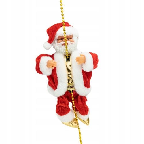 Święty Mikołaj wchodzący po drabinie 100 cm MUZYKA GRA na Arena.pl