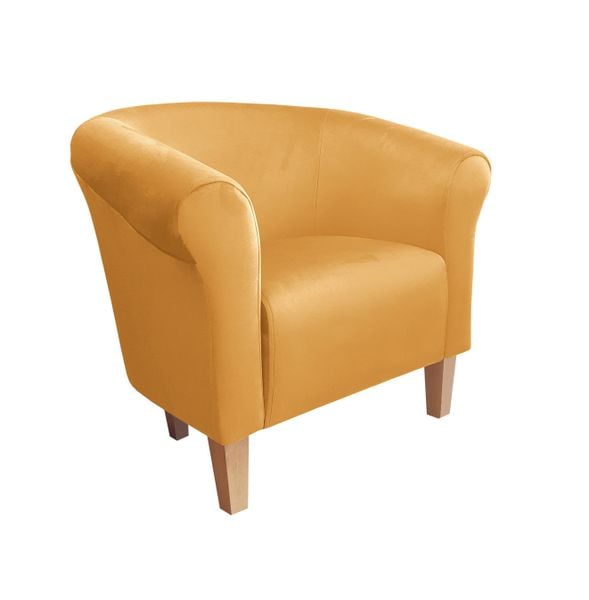 Fotel Milo nogi buk miodowy MG15 zdjęcie 1