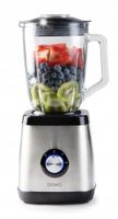 Domo DO1133BL Blender kielichow 1000W Szklany kielich 1,5l srebrny/szary