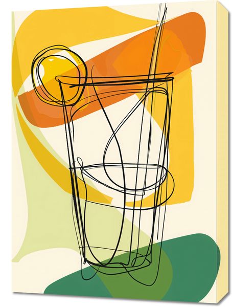 Obraz 50x70cm Koktajl Artystyczny zdjęcie 1