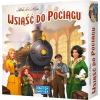 Prosta rywalizacyjna gra planszowa dla całej rodziny - Wsiąść do Pociągu