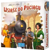 Prosta rywalizacyjna gra planszowa dla całej rodziny - Wsiąść do Pociągu