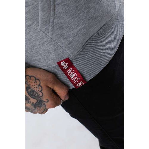 Alpha Industries BASIC HOODY 17 GREY HEATHER Rozmiar - M na Arena.pl