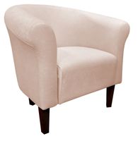 Fotel Milo Mikrofaza 1 jasny beż nogi 20 venge