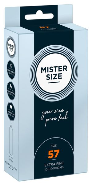 Prezerwatywy Mister Size 57 mm (10 szt) zdjęcie 1