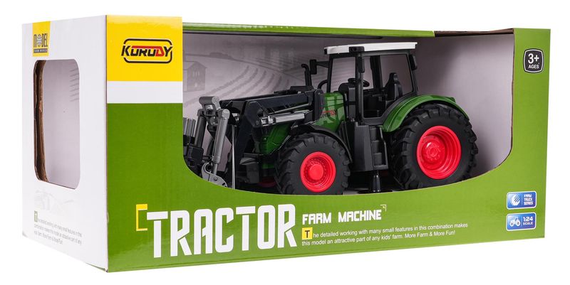 Zielony Traktor Z Chwytakiem zdjęcie 1