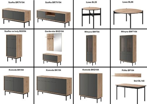 Ława BL55 BASIC stolik kawowy na Arena.pl