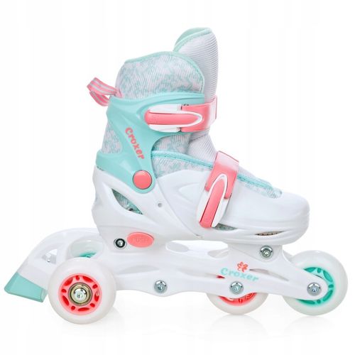 Rolki-Wrotki Regulowane 3w1 Croxer Inez 26-29 LED na Arena.pl