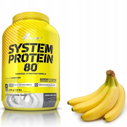 OLIMP System Protein 80 700g BIAŁKO BANAN na Arena.pl