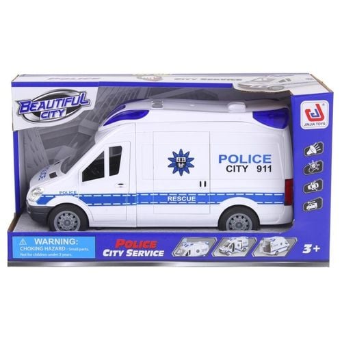 Samochód Policyjny Policja Auto Van - Niebieski na Arena.pl